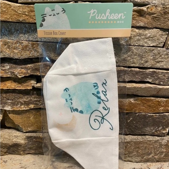 NWT pusheen box exclusive breathe tissue box holder breathe - Picture 1 of 2